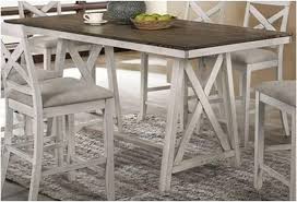 New Classic Somerset Farmhouse Counter Height Table With Wood Top A1 Furniture Mattress Pub Tables Great savings & free delivery / collection on many items.
