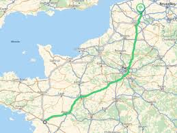 Carte de lille de 1857 par j. Location Utilitaire Nantes Lille