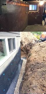 These coatings can and will eventually cave in as groundwater infiltrates the wall and the pressure builds underneath. 22 Damp Proof Walls Floors Basement Ideas Waterproofing Basement Basement Wet Basement
