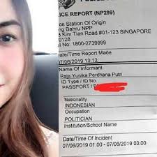 On june 7 last year, aliff met indonesian celebrity raja yunika perdhana putri, 32, in her room at the studio m hotel near clarke quay. Dia Tak Ada Wang Saya Tolong Bayar Raja Yunika Tak Sangka Selebriti Aa Kaki Curi