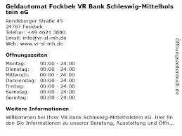 V R Bank Rendsburg