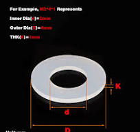 Silicone Flat Gasket/Sealing Waterproof High Temperature ...