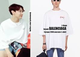 Balenciaga Europe 2018 Oversized T Shirt Long Sleeve Tshirt Men Oversized Tshirt Shirts