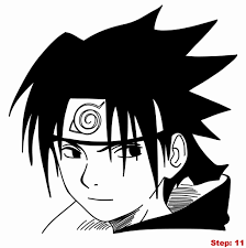 The sharingan is a word that means mirror wheel eye and is a doujutsu in the anime naruto. How To Draw Sasuke From Naruto Mangajam Com