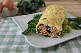 La frittata ricotta e spinaci è. Rotolo Di Salmone Con Spinaci Liguria Nautica Ricetta Ligure