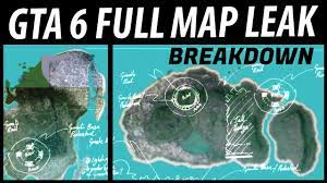 That's also what excited people the most. Gta 6 Full Map Leaked Narcos Meets Vice City Leak Breakdown Speculation Analysis Youtube