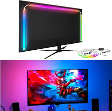 Amazon.com: LED Backlights Sync with 24" Monitor,USB Powered ...
