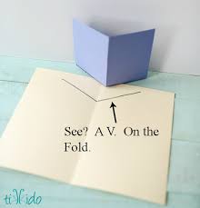 Fold down the flaps, and your box is made. Easy Pop Up Card Invitation Tutorial Tikkido Com