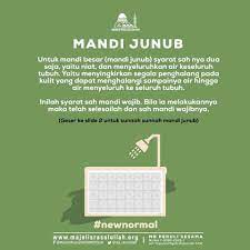Di anggota wudhu & adus, tidak ada yang merobahkan air. Untuk Mandi Besar Mandi Junub Majelis Rasulullah Saw Facebook