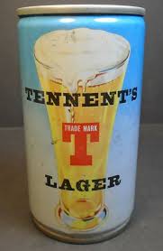 Tennent S Lager Can Penny In The Morning Tennent Caledonian Breweries Scotland Tennents Tennents Lager Lager Brewery