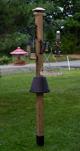 Bird Feeder Pole With Baffle Bird Feeding Station Bird Feeders Bird Feeding Station Squirrel Baffle