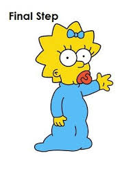 Veja mais ideias sobre desenho dos simpsons, os simpsons, desenho. How To Draw Maggie Simpson Desenho Dos Simpsons Adesivos De Moto Simpsons Personagens