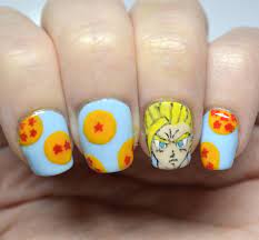 They all met and played together as children. Dragon Ball Z Nail Art