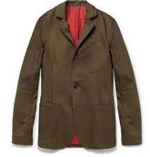 Oliver Spencer Slim Fit Cotton Twill Travel Jacket Mens Designer Fashion Handsome Clothes Menswear