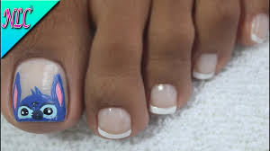 Nov 15, 2018 · historia. Decoracion De Unas Para Pies Stitch Stitch Nail Art French Nail Art Nlc Youtube