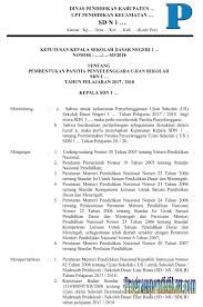 Hasil rapat dewan guru beserta kepala madrasah, komite madrasah dan ketua pengurus madrasah ibtidaiyah sirojul ulum lopang kembangbahu lamongan tentang pembagian tugas tahun pelajaran 2017/2018 pada tanggal 17 juli 2017. Contoh Sk Panitia Us Sd Mi Terbaru 2018 Programpendidikan Com