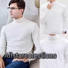 3.9 panjang badan panjang kaos dari titik tertinggi bahu sampai tepi ujung bawah. Baju Kaos Turtle Neck Turtleneck Pria Putih Lengan Panjang Kaos Polos Leher Tinggi Kerah Tinggi Lazada Indonesia