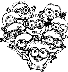 Every minion isn't similar to others, all of them have special distinctive features. Online Coloring Pages Coloring Page Minions With Glasses Minions Download Print Coloring Page