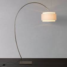 John Lewis Partners Evie Curve Floor Lamp Curved Floor Lamp Indoor Floor Lamps Floor Lamp Bedroom