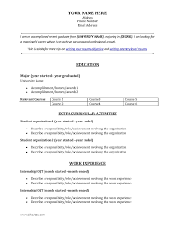We provide you with traditional and modern forms of documents to apply. Resume Template For Fresh College Graduates And Entry Level Applicants
