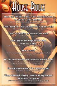 From the illustrated principles of pool and billiards by david g. Pool House Rules Poster 61x91cm 8 Ball Snooker Picture Print New Art Pool Rules House Rules Pool Table