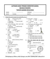 Pin Di Kumpulan Soal Bahasa Inggris