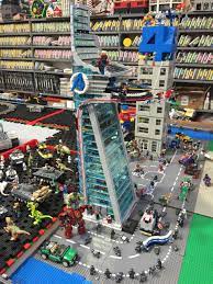 Lego Superhero City Avengers Tower And Four Freedoms Plaza Lego Pictures Lego Lego Design