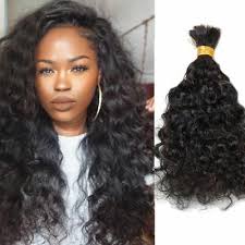 Micro braids with curly hair can hide the fact that your hair is curly. Curly Braiding Hair Bulk Brazilian Virgin Human Hair Extensions Micro Braids 37 31 Picclick