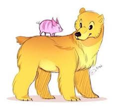 Pigs hold a special place in the human imagination, showing up in our fairy tales. Realistic Drawing Of Pooh And Piglet Imgur