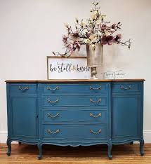 I Am So Obsessed With This Drexel Buffet So Obsessed Painted In Fusionmineralpaint Seaside With Just A Touch Of Ageing And Cle Furniture Buffet Home Decor