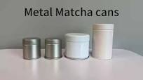 Custom Design Matcha Tea Cans 30g 50g 100g Metal Tin Plate Food Tea Tins  Tin Can Boxes C888