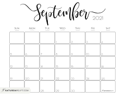 Elegant 2021 Calendar By Saturdaygift Pretty Printable Monthly Calendar In 2020 Monthly Calendar Printable Monthly Calendar Calendar Printables