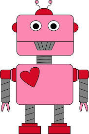 Black And White Transparent Background Robot Clipart Robot Valentine S Day Clip Art Valentines Robots Valentines Clip Valentines Day Clipart