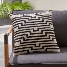 Ori 23 black and white pillow options. Outdoor Pillows Outdoor Cushions Crate And Barrel Canada
