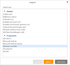 We did not find results for: Datenimport Aus Anderen Mailprogrammen Em Client