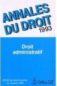 C'est le droit du déséquilibre car il régit essentiellement les rapports entre les personnes publiques et les administrés. Droit Administratif Deug De Droit 2eme Annee Session 1993 Babelio