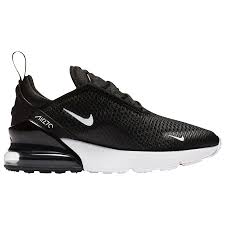 Air Max 270 React Black And White On Feet Nike Air Max 270 Boys Preschool Black Running Shoes Casual Running Shoes Nike
