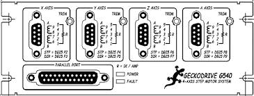 What are the motor controls on the g540? 2