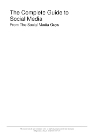 The Complete Guide to Social Media