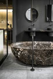 Marmor Badezimmer Schwarz Grau Braun Spiegel Schwarze Badarmaturen Bathroom Style Badezimmer Schwarz Badezimmereinrichtung Badezimmer Dekor Diy