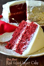 The easy homemade cream cheese icing takes this one over the top! Red Velvet Layer Cake With Cream Cheese Frosting The Domestic Rebel