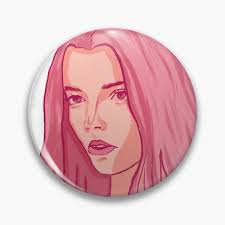 Chapa for Sale con la obra «Pausa para el humo de Anya» de escape-pod-art