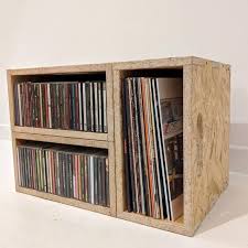 3 Pack 1 2 Width 12 Osb Record Crate Etsy In 2021 Record Crate Osb Crates