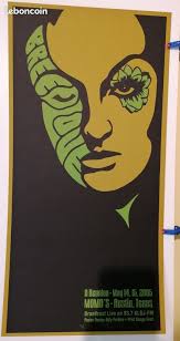 Billy PERKINS affiche de concert Breed Love signée N° Limité