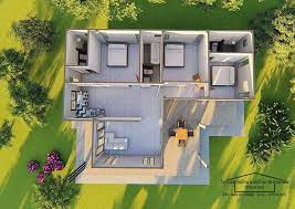 This impressive urban bungalow is perfect for a narrow lot. Modern L Shaped Bungalow On A Raised Platform Cool House Concepts