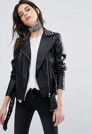 Vero Moda Faux Leather Jacket Leather Jacket Girl Leather Jacket Studded Faux Leather Jacket