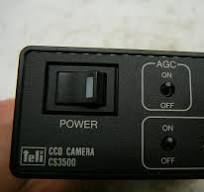 TELI CS3500 CCD CAMERA CONTROLLER UNIT, FOR PARTS ONLY!! SEE NOTE: DARK  SCREEN"
