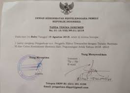 Tanda terima dokumen tanda terima ini dibuat di jakarta pada hari, jumat tanggal 31 mei. Tanda Terima Dokumen Aduan Papua Kini