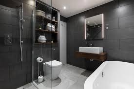 Well, that is precisely the impression it if you look for new ideas for bathroom remodel and renovation, you can choose many styles, including contemporary, oriental, and scandinavian. Dark Gray Walls Bathroom Ideas Houzz