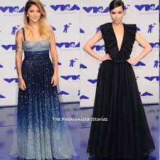 Julia Michaels & Sofia Carson in Christian Dior at the 2017 MTV Video Music  Awards